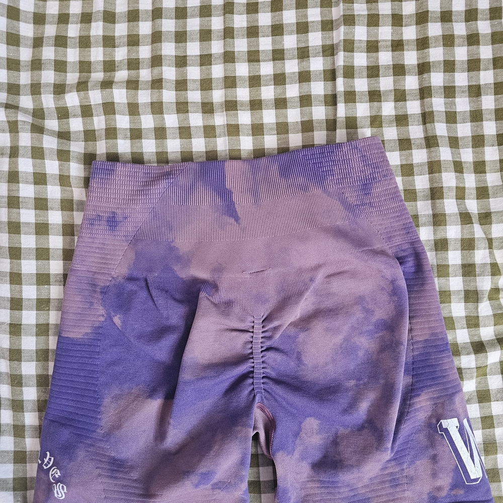 Darc Sport Cloudy Purple Biker Shorts - Picture 2 of 3